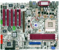 AMD SOCKET A MOEDERBORDEN  width=